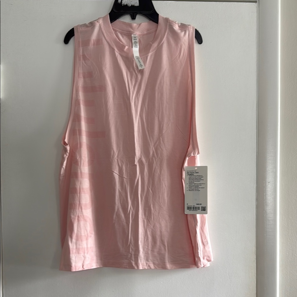 Lululemon Athletica Pink Boxy Muscle Tee